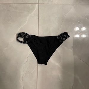 Rip Curl Black Knit Bikini Bottom